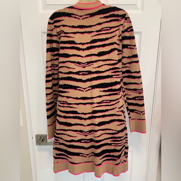 Venus Tiger Print Duster Set Pink Tan - Picture 2 of 10